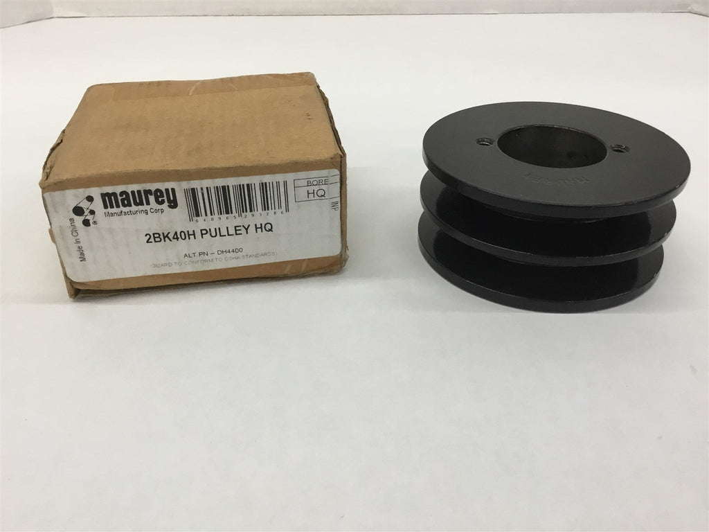Maurey 2BK40H Pulley 40mm ID 2 Groove 15mm Pitch