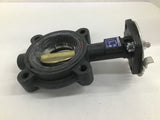 Nibco NLG100F Lug Style Butterfly Valve 3" Ductile Iron