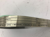 Graphilor Burst Disc Series 3 Size 1" Burst Torque 10 Ft Lbs Capacity 540 SCFM