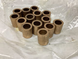 Brass Bushings 7/8" L x 1/2" ID x 3/4" OD Lot Of 14