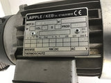 Laipple/Keb M63B4 Gear Motor 0.18 KW 230/400 V 1360 RPM 4 P 50 HZ