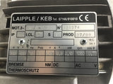 Laipple/Keb M63B4 Gear Motor 0.18 KW 230/400 V 1360 RPM 4 P 50 HZ