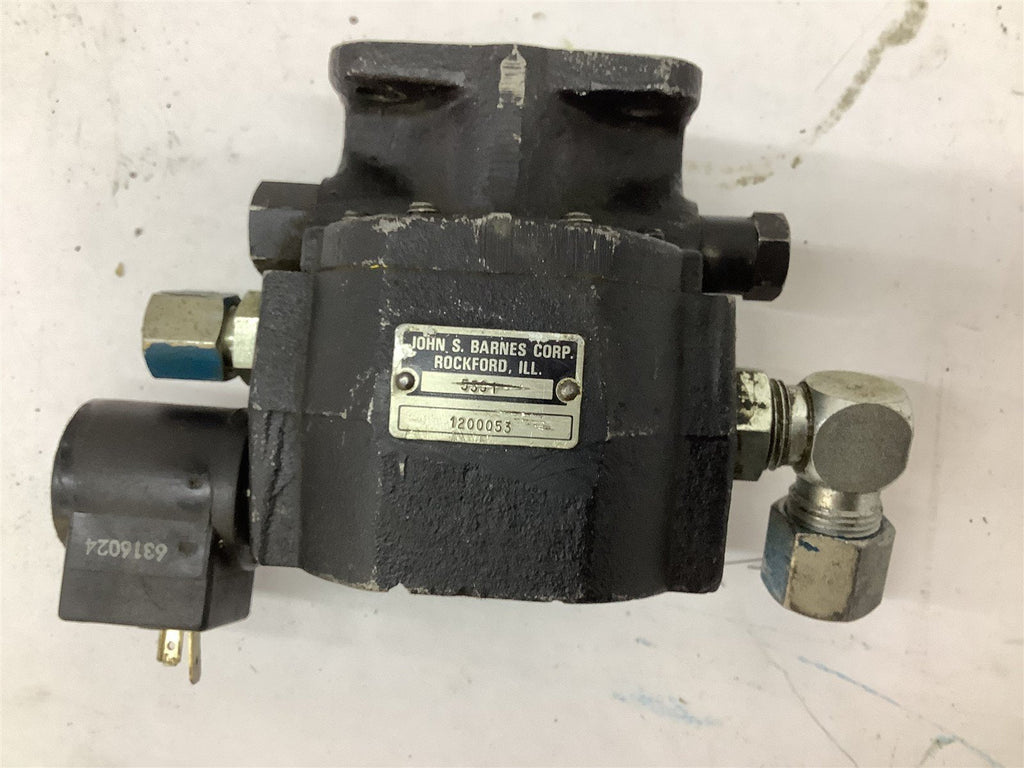 John S Barnes Corp Hydraulic Pump 5301