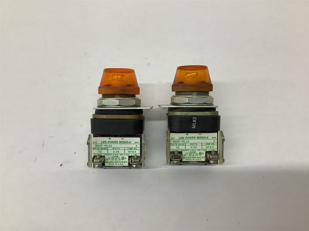 Allen Bradley 800T-QL32A Lot Of 2