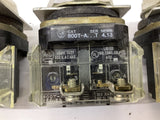Allen Bradley 800T-A..T Orange Lot Of 3