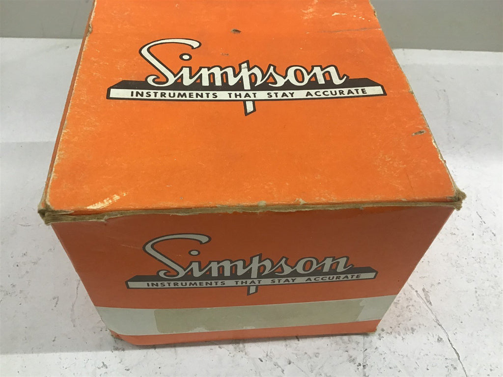 Simpson 1329 D C Amperes 0-10 Amps