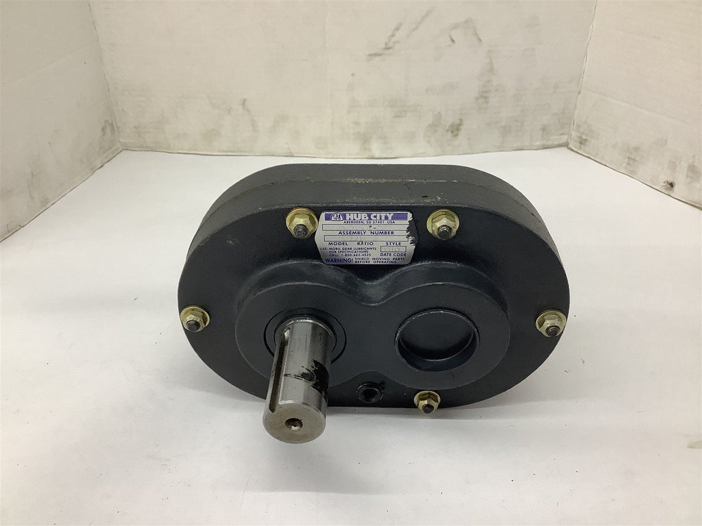 Hub City Model 22 1/1 -R Inline 24mm OD In Shaft 30-1/2mm OD Out Gear Reducer