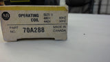 Allen Bradley 70A288 Operating Coil Size 0, 450V 60Hz