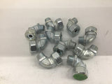 Appleton Electric CG90-2550S Cord Grip Cable Diameter Range .250-.375 Lot Of 10