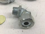 Appleton Electric CG90-2550S Cord Grip Cable Diameter Range .250-.375 Lot Of 10