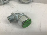 Appleton Electric CG90-2550S Cord Grip Cable Diameter Range .250-.375 Lot Of 10