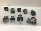 Allen Bradley Push Buttons Lot Of 9 Misc. Buttons