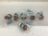 Festo 9297 Red Emergency Push Buttons Lot Of 6