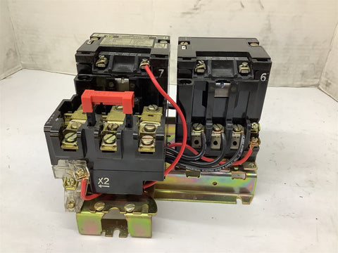 Square D 8736 SA016 S Reversing Motor Starter 1 1/2 HP 120V Coil 60HZ