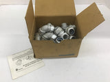 T&B Fittings 5251AL 3/8" Liquidtight Flexible Conduit Connector Lot Of 22