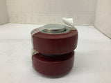 Colson 4x1-1/2 Rubber Caster Wheel Lot Of 2