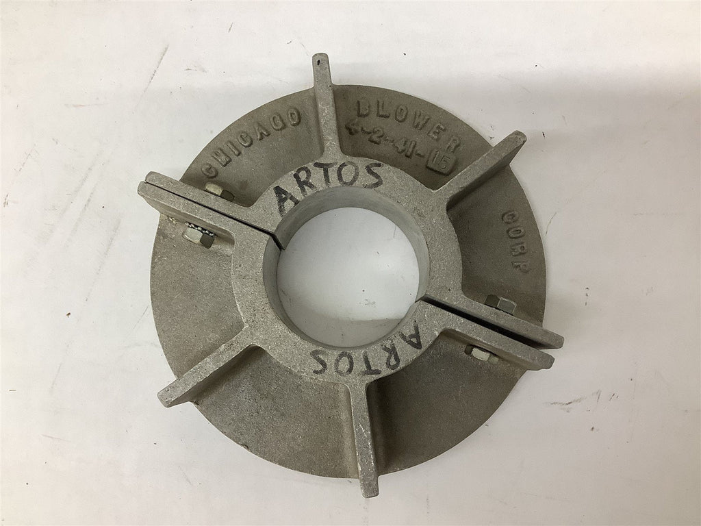 Chicago Blower 4-2-41-15 2-3/16" ID 6" OD 6 Paddles Fan Cover