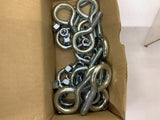 Peco 12X4EB Turned Eye Bolt With Nut Box Of 25 12X4EB 1/2" OD X 4"