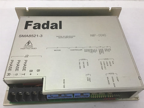 Fadal SMA8521-3 Digital AC Brushless Servo Amplifier