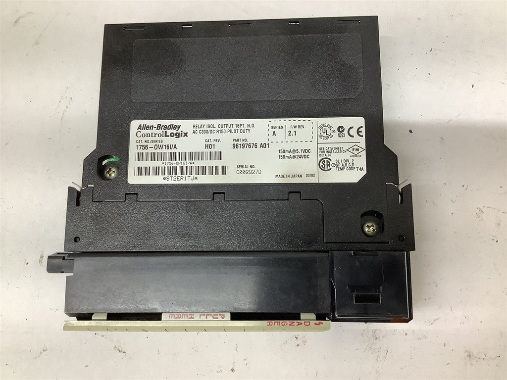 Allen Bradley 1756-OW16I/A Relay Output 16PT 24VDC Module