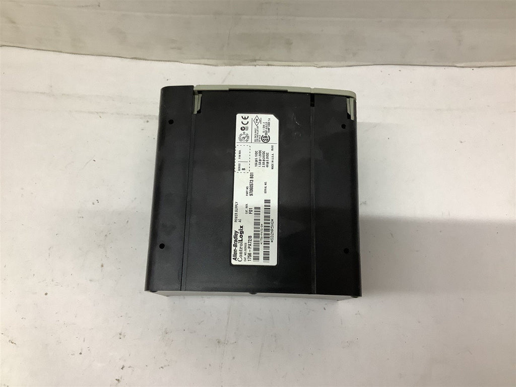 Allen Bradley 1756-PA72/B SER B REV F01 24VDC Power Supply Module