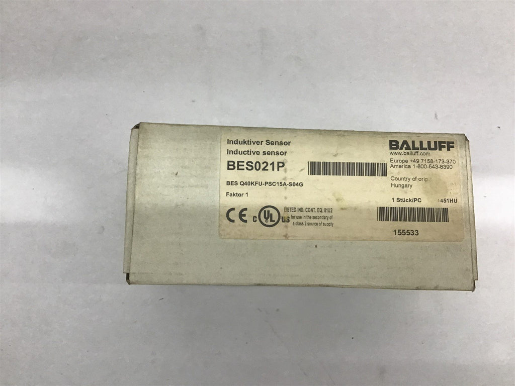 Balluff BES021P Inductive Sensor