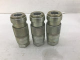 Eaton 23204 Female Coupling Lot Of 3