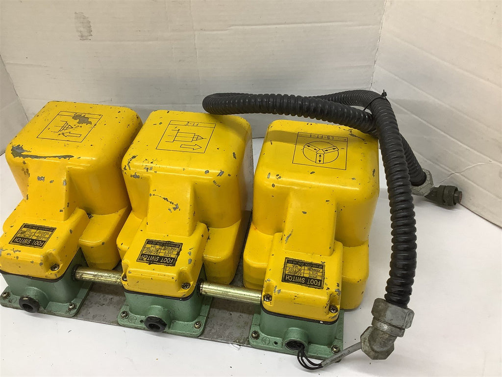 HAN KOOK JEON JAE CO. KF-301P AC115V 16A 3 Way Foot Switch