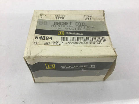 Square D 9998 X44 Magnet Coil 8501 120 V 60 HZ