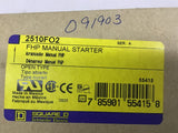 Square D 2510FO2 FHP Manual Starter Open Type Series A
