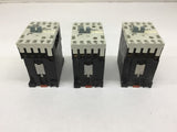Square D 8502 PD301E Basic 20 Amp Contactor 120 Volt coil Lot Of 3