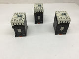 Square D 8502 PD301E Basic 20 Amp Contactor 120 Volt coil Lot Of 3