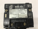 Square D 8536SC03 Starter Nema Size 1 Series A 600 VAC HP