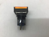 IDEC AL6M Amber Orange Illuminated Push Button Lot Of 16