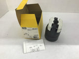 Hubbell HBL8451C Straight Body Wire Plug Nema 15-50 P 3 Pole 4 Wire 50 A 250 V