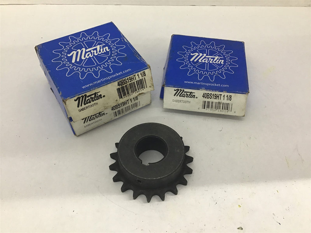 Martin 40BS19HT Sabertooth Sprocket Lot Of 3