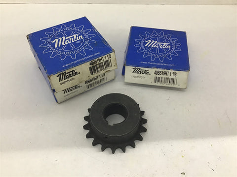 Martin 40BS19HT Sabertooth Sprocket Lot Of 3