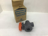 Hayward TW10075S 3/4" PVC 3 Way Ball Valve