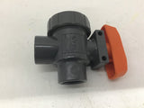 Hayward TW10075S 3/4" PVC 3 Way Ball Valve