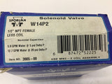 Sporlan W14P2 Solenoid Valve 1/2" NPT Female Less Coil