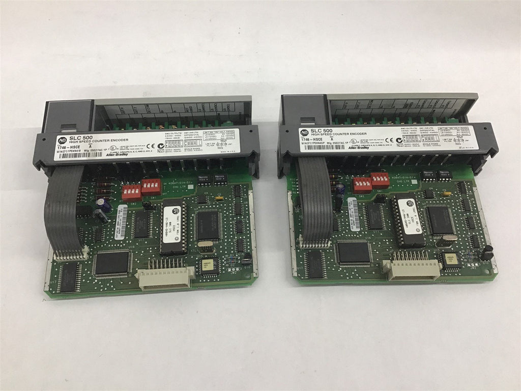 Allen Bradley 1746HSCE SLC 500 High Speed Counter Encoder Series A Lot Of 2