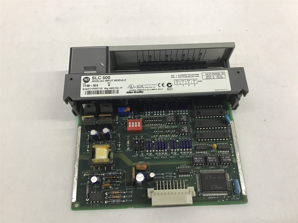 Allen Bradley 1746NI4 SLC 500 Analog Input Module Series A