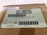 Hayward BV10025S 1/4" PVC SE Ball Valve SKT Lot Of 10