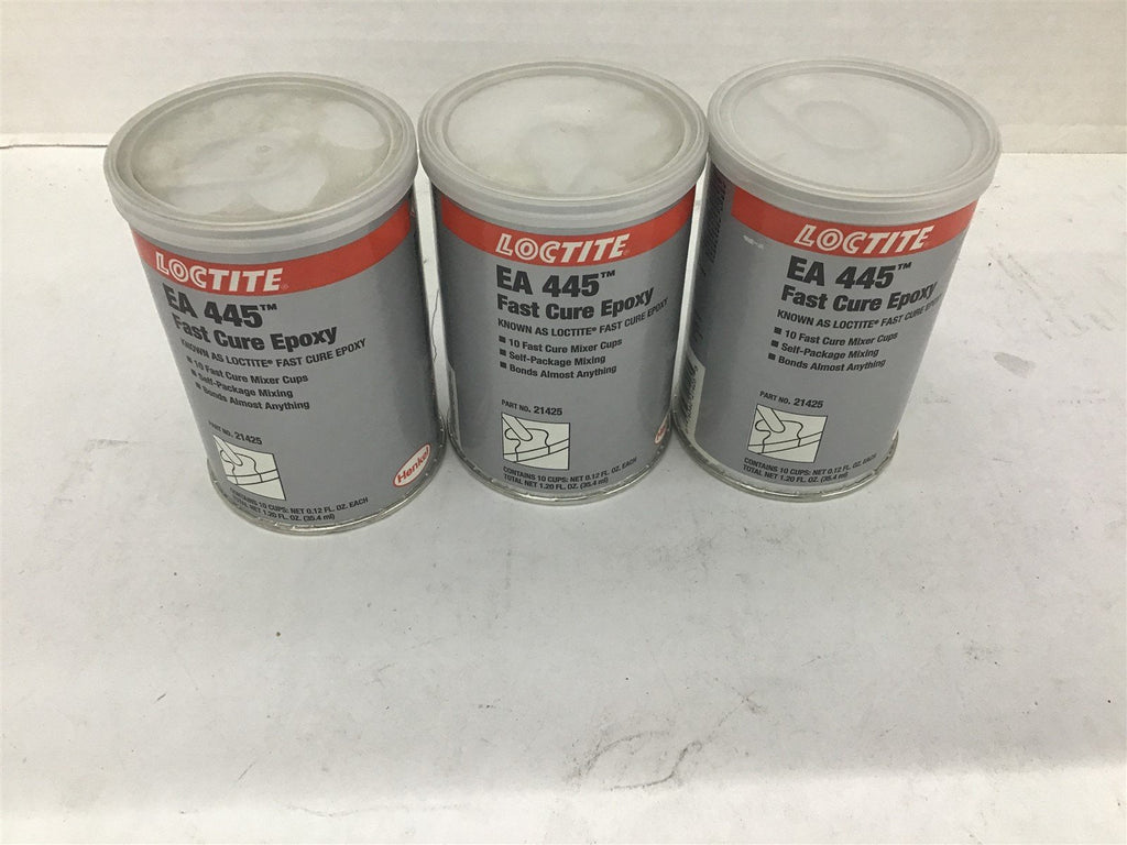 Loctite 21425 EA 445 Fast Cure Epoxy Lot Of 3