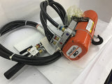 Shopair 2182 Chain Hoist 1/4 Ton 10FT LIFT 90 PSI 21 FPM