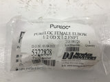 New Age Pureloc 5322828 Compression Fittings Female Elbow