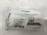 New Age Pureloc 5322828 Compression Fittings Female Elbow