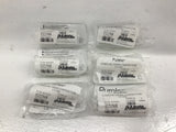 New Age Pureloc 5321568 Union Connector 1/2 OD PFA Compression Fittings Lot Of 6