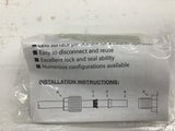 New Age Pureloc 5321568 Union Connector 1/2 OD PFA Compression Fittings Lot Of 6