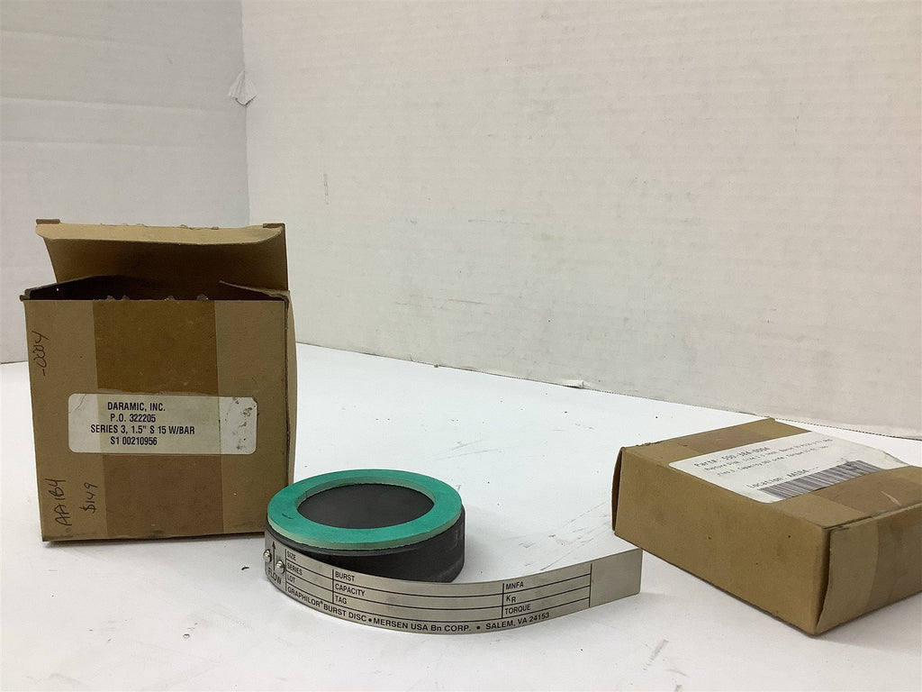 Graphilor Rupture Disk 1-1/2" Lot Of 2 – BME Bearings and Surplus